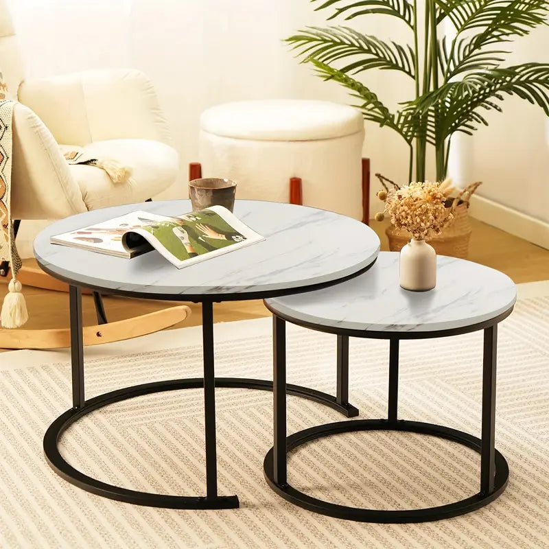 Table basse gigogne Confortura – Lot de 2