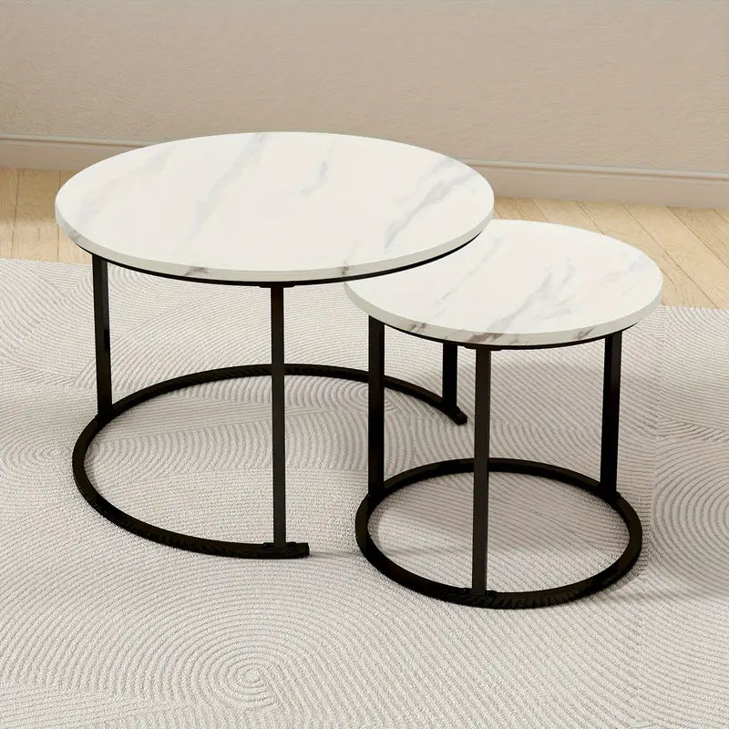Table basse gigogne Confortura – Lot de 2